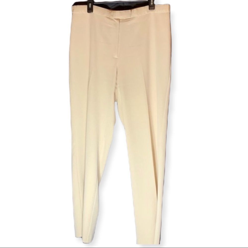 Sag Harbor Straight Leg Beige Slacks Pants 14 (B-003)